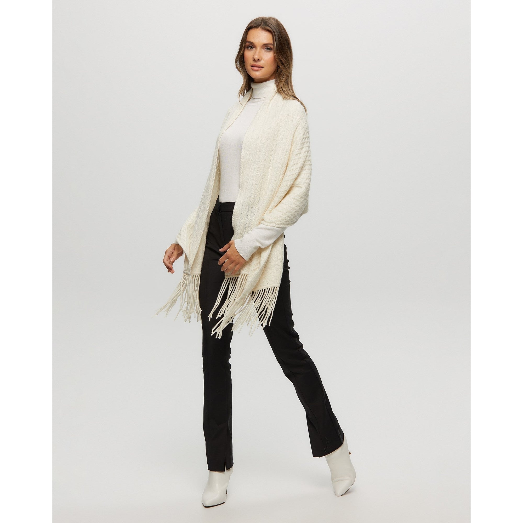 Women | Knit Select Cashmere Scarf | Beige