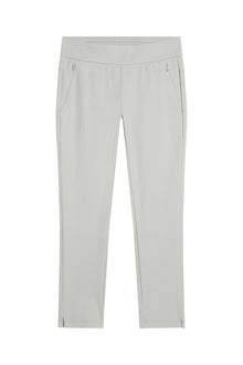 Women | Lea Pull On Pant | Light Grey Melange