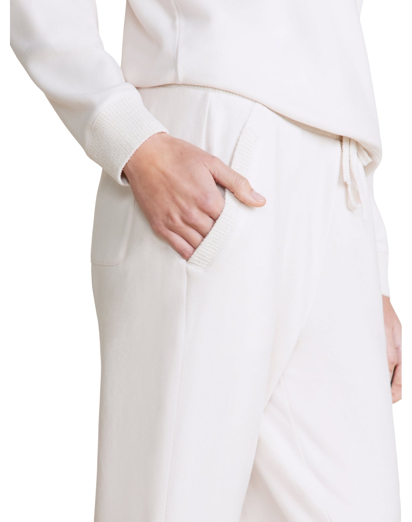 Women | MC Brushed Fleece Sweater Mix Pullover | Sand Dune