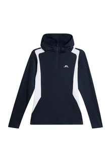 Women | Mae Quarter Zip Hood | JL Navy