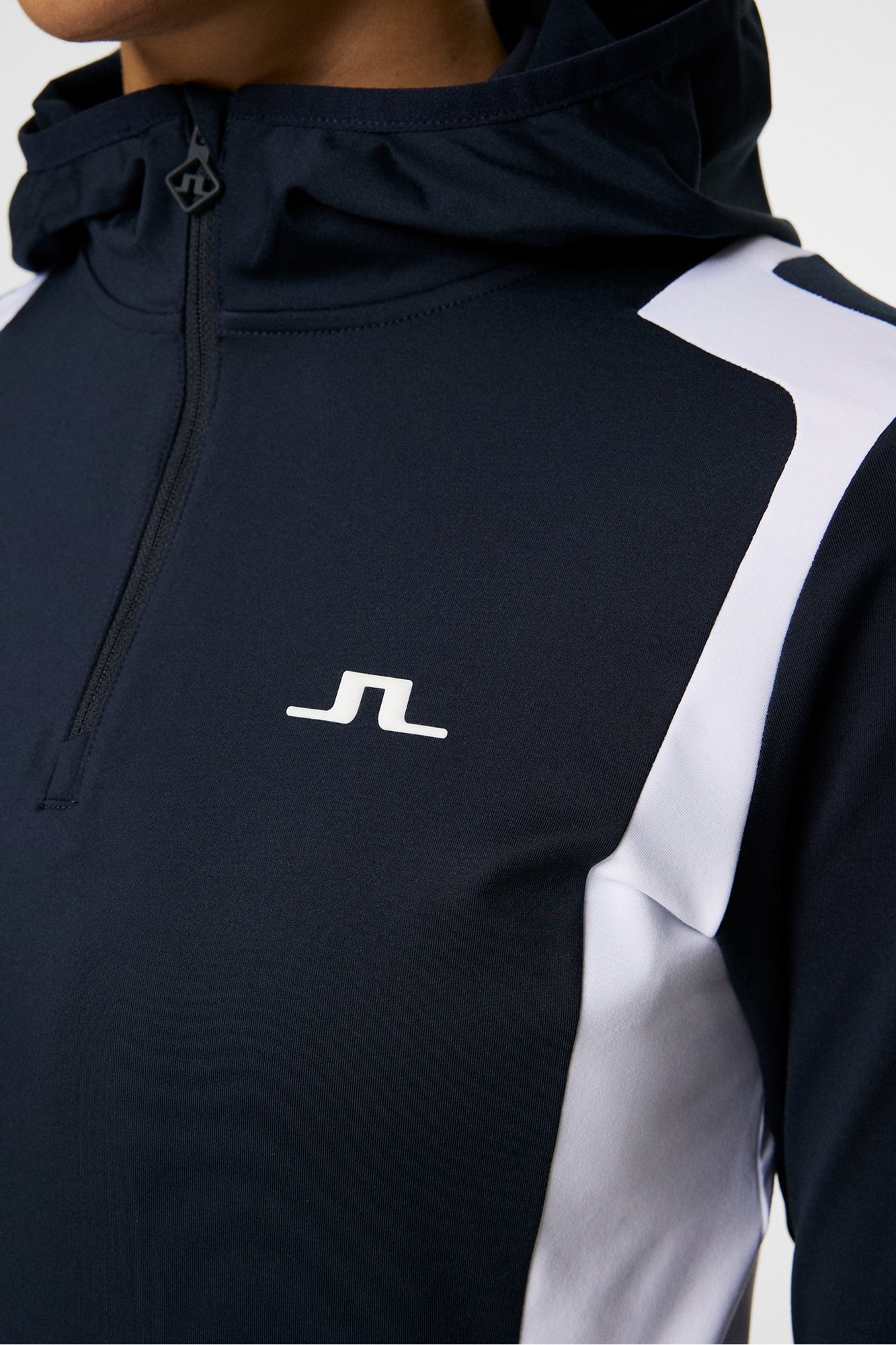 Women | Mae Quarter Zip Hood | JL Navy