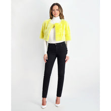 Women | Mink Bolero | Yellow