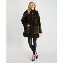 Women | Mink Parka | Olive Green