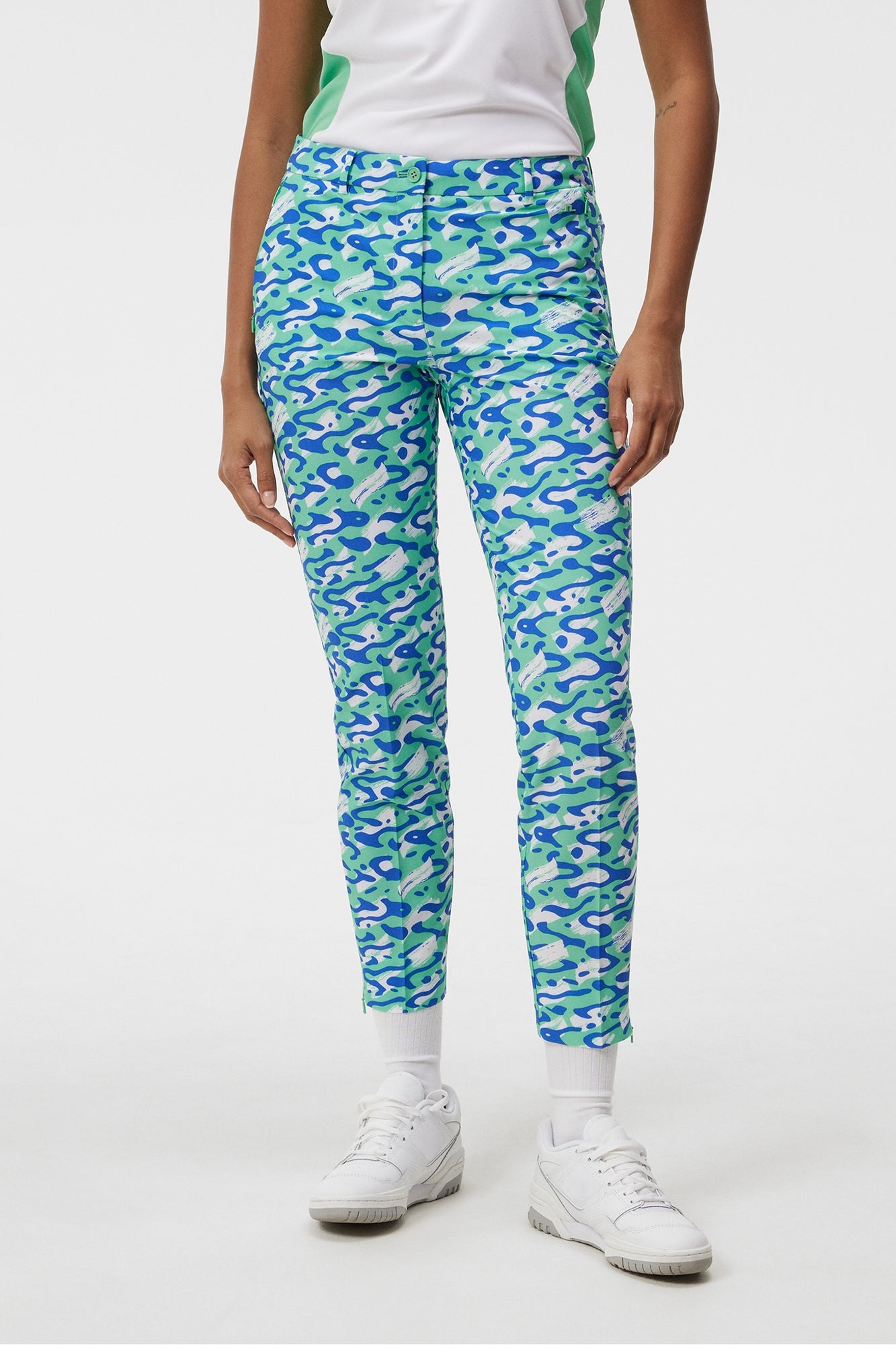 Women | Pia Print Pant | Caldera Jade Cream
