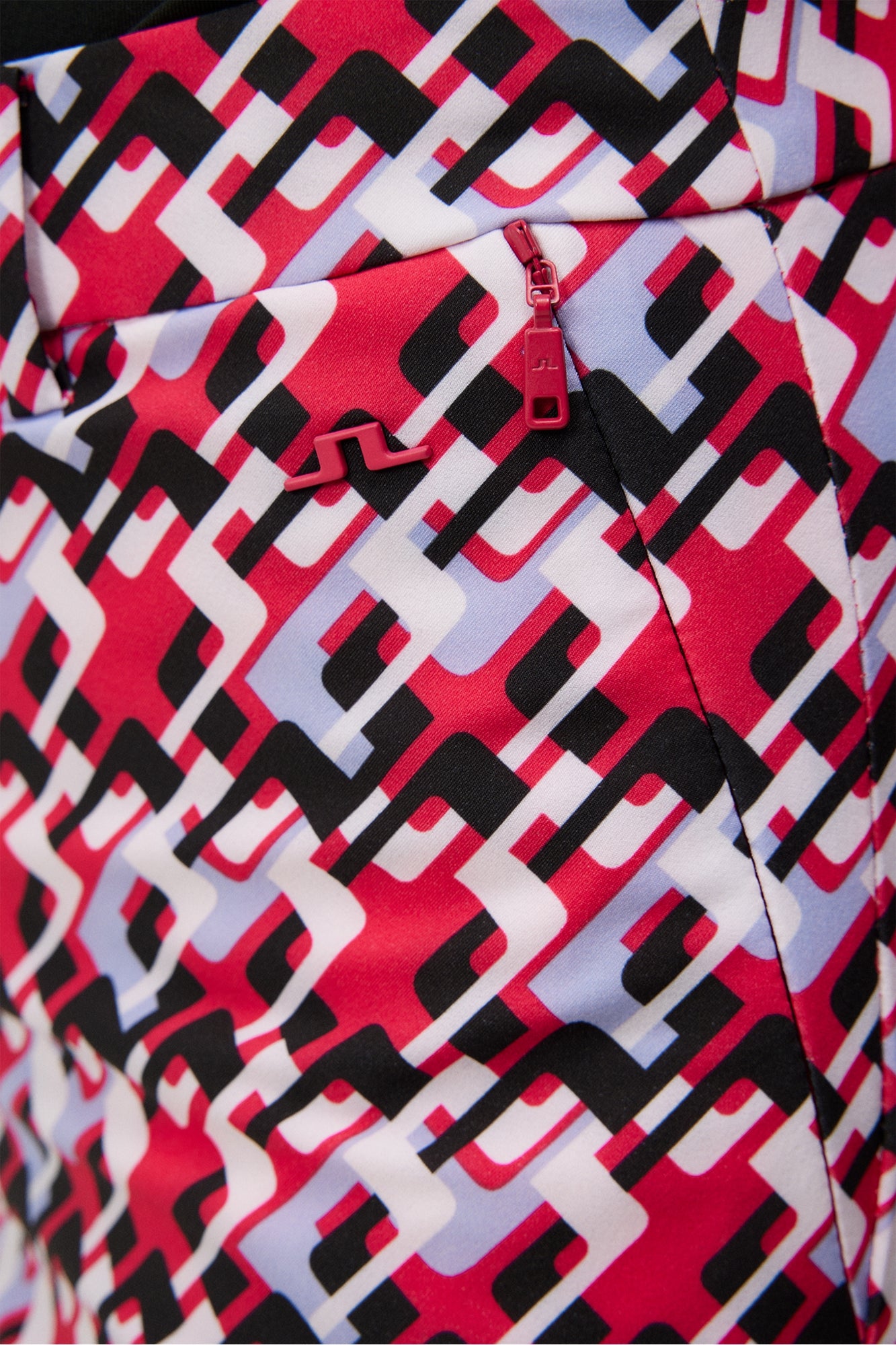 Women | Pia Print Pant | JL Micro Bridge Rose Red