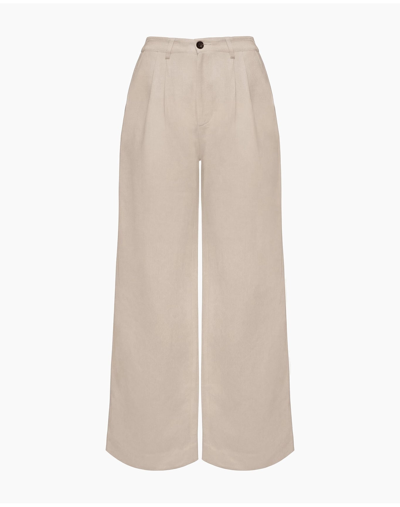 Women | Pleated Pant | Flax