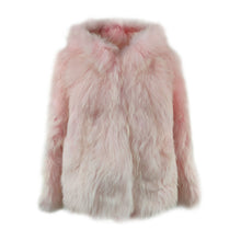 Women | Select Lamb Hooded Jacket | Pink