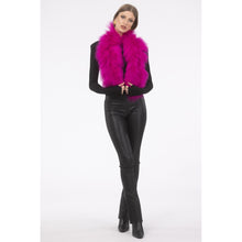 Women | Select Lamb Pull-Through Scarf | Fuschia