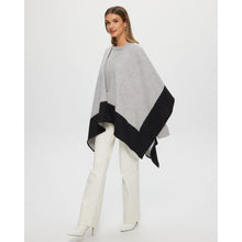 Women | Select Wool Knit Shawl | Black/Gray