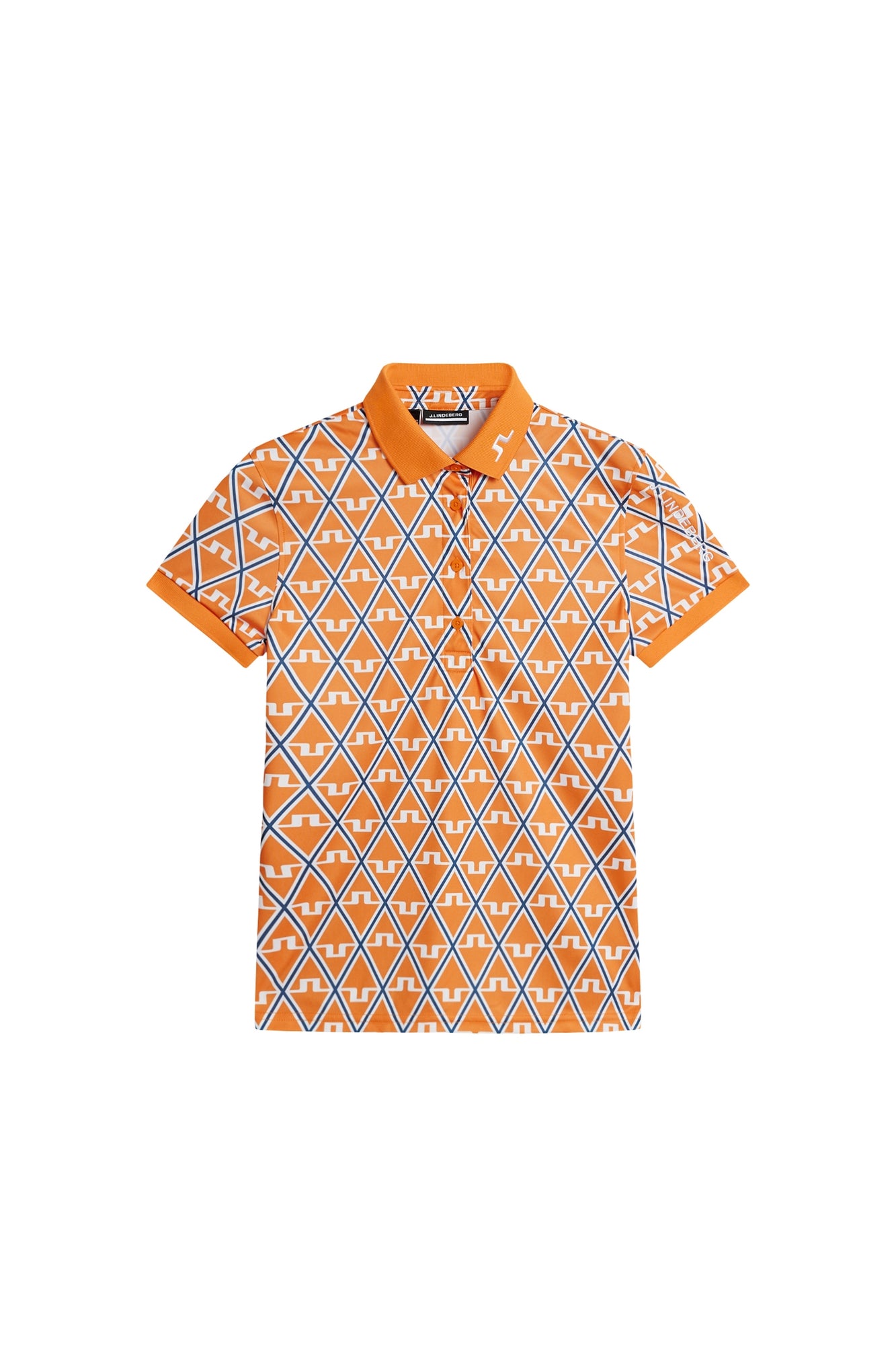 Women | Tour Tech Print Polo | Exuberance Diamond