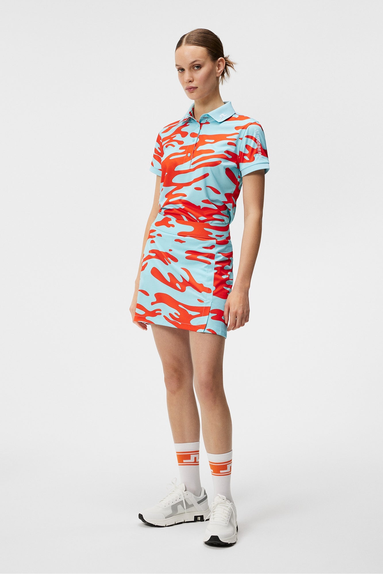 Women | Tour Tech Print Polo | Neptune Atomizer