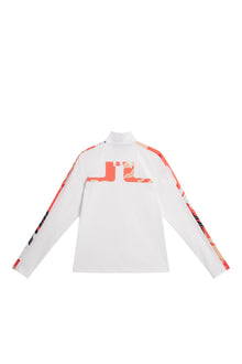 Women | Winona Print Mid Layer | White
