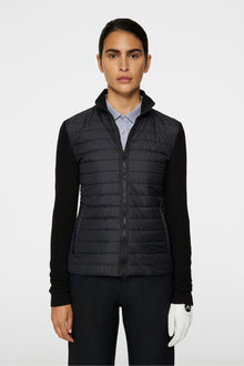 Women | Wren Knitted Hybrid Jacket | Black