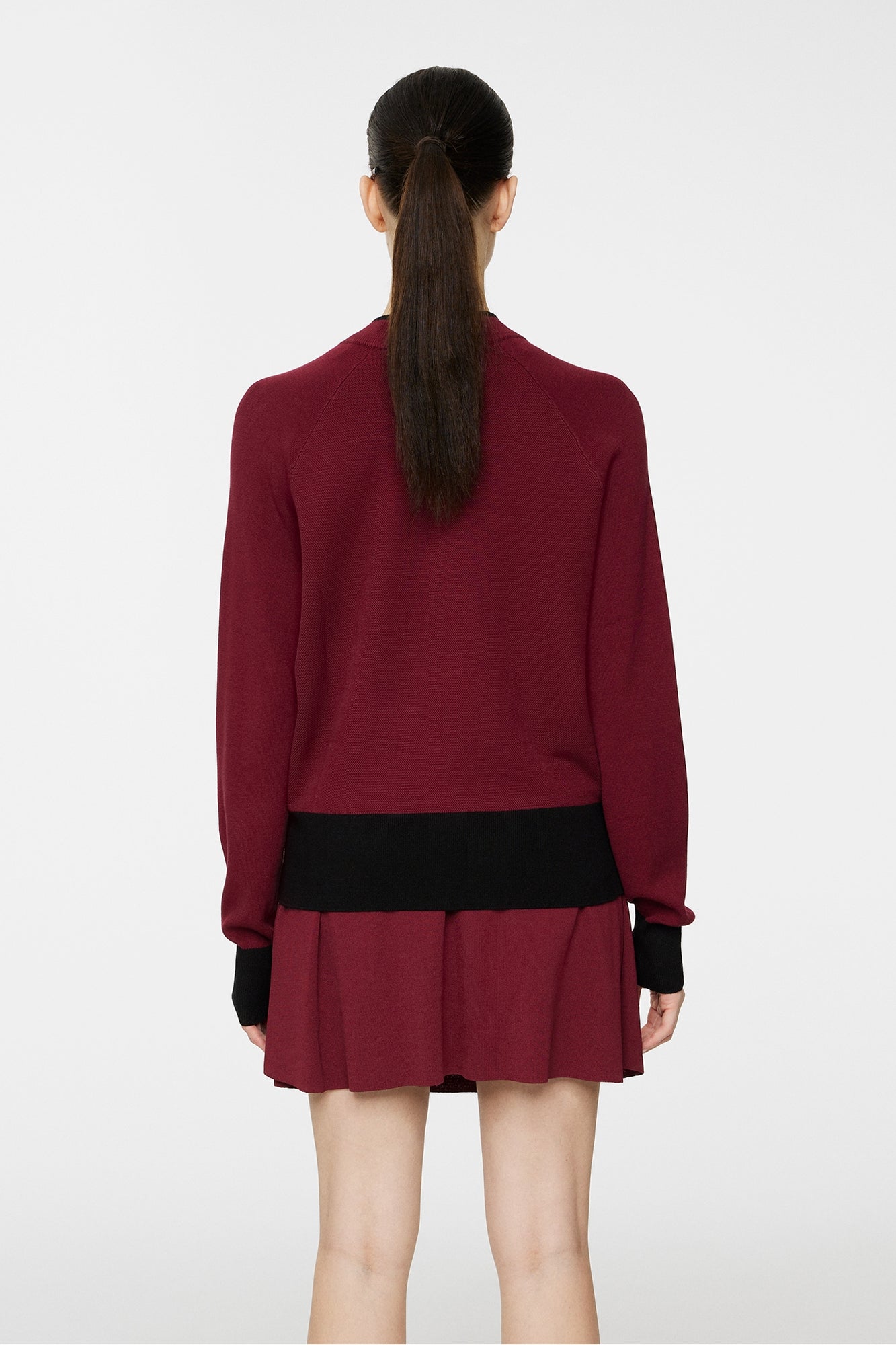 Women | Zoe Knitted Sweater | Cabernet