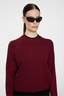 Women | Zoe Knitted Sweater | Cabernet