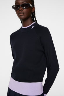 Women | Zoe Knitted Sweater | JL Navy