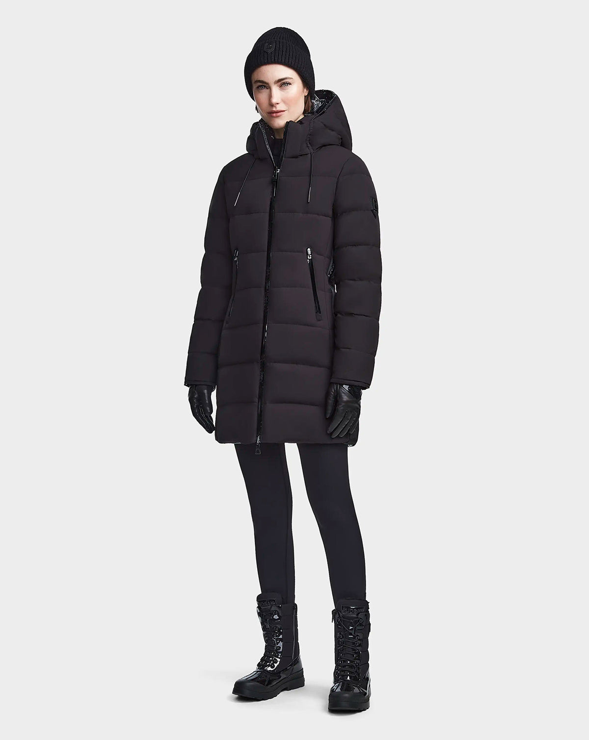 Women | Down Puffer MARNIE LONG - 8122519 | Black