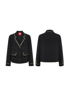 Wool Blazer | Black