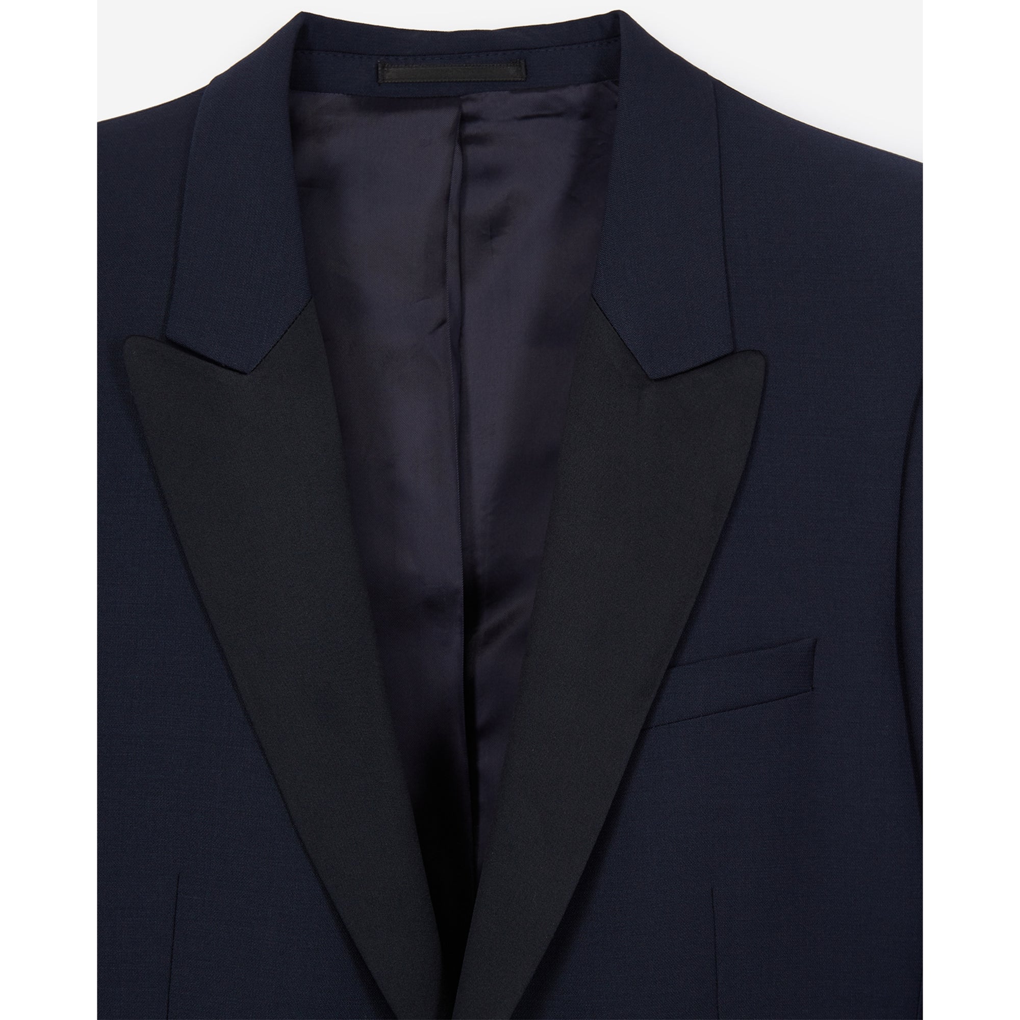 Wool Dinner Jacket | Men | Navy Blue