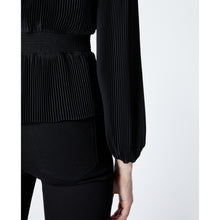 Wrap Top With Pleating | Women | Black