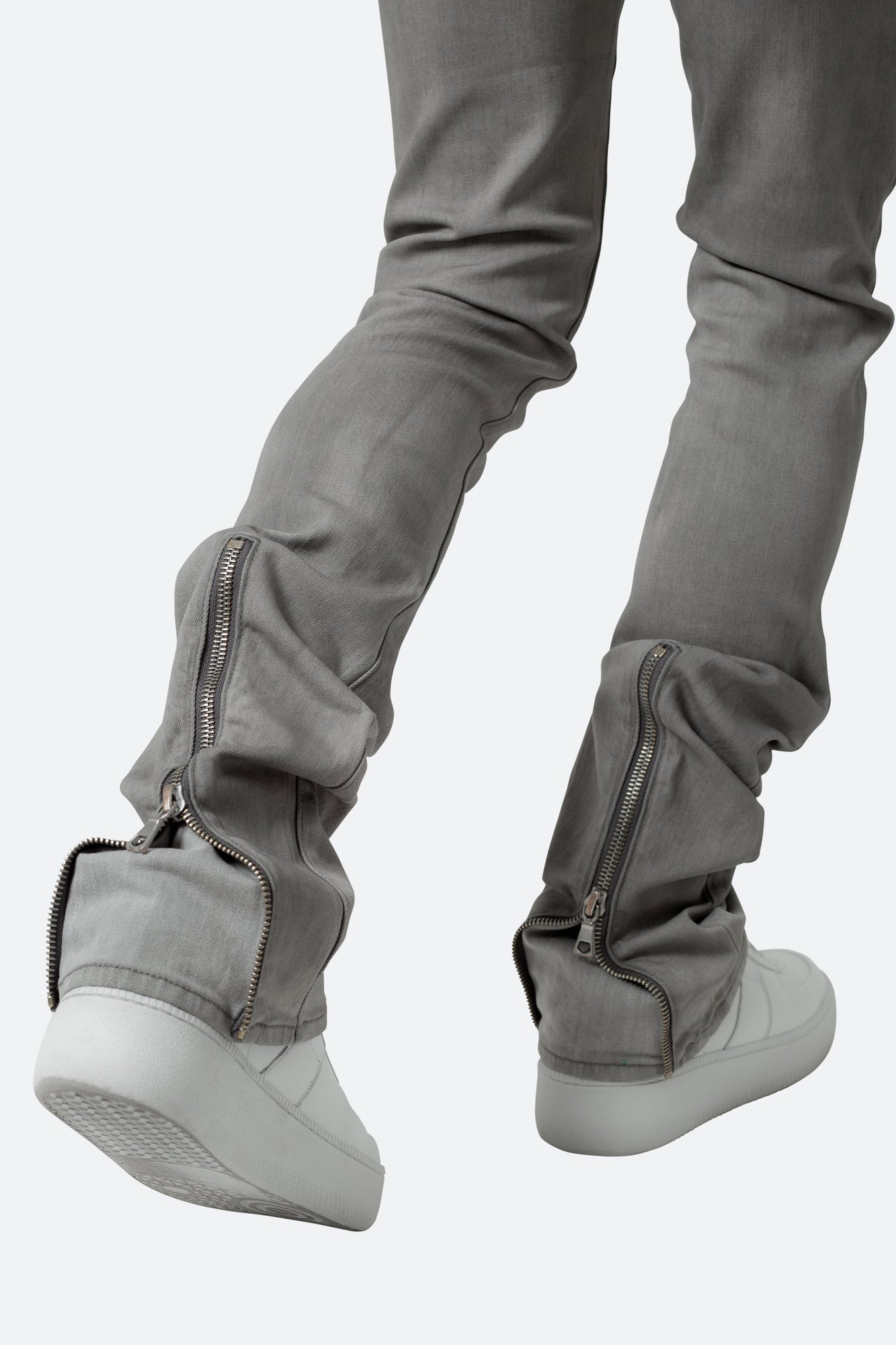 X491 Convertible Skinny Denim | Grey