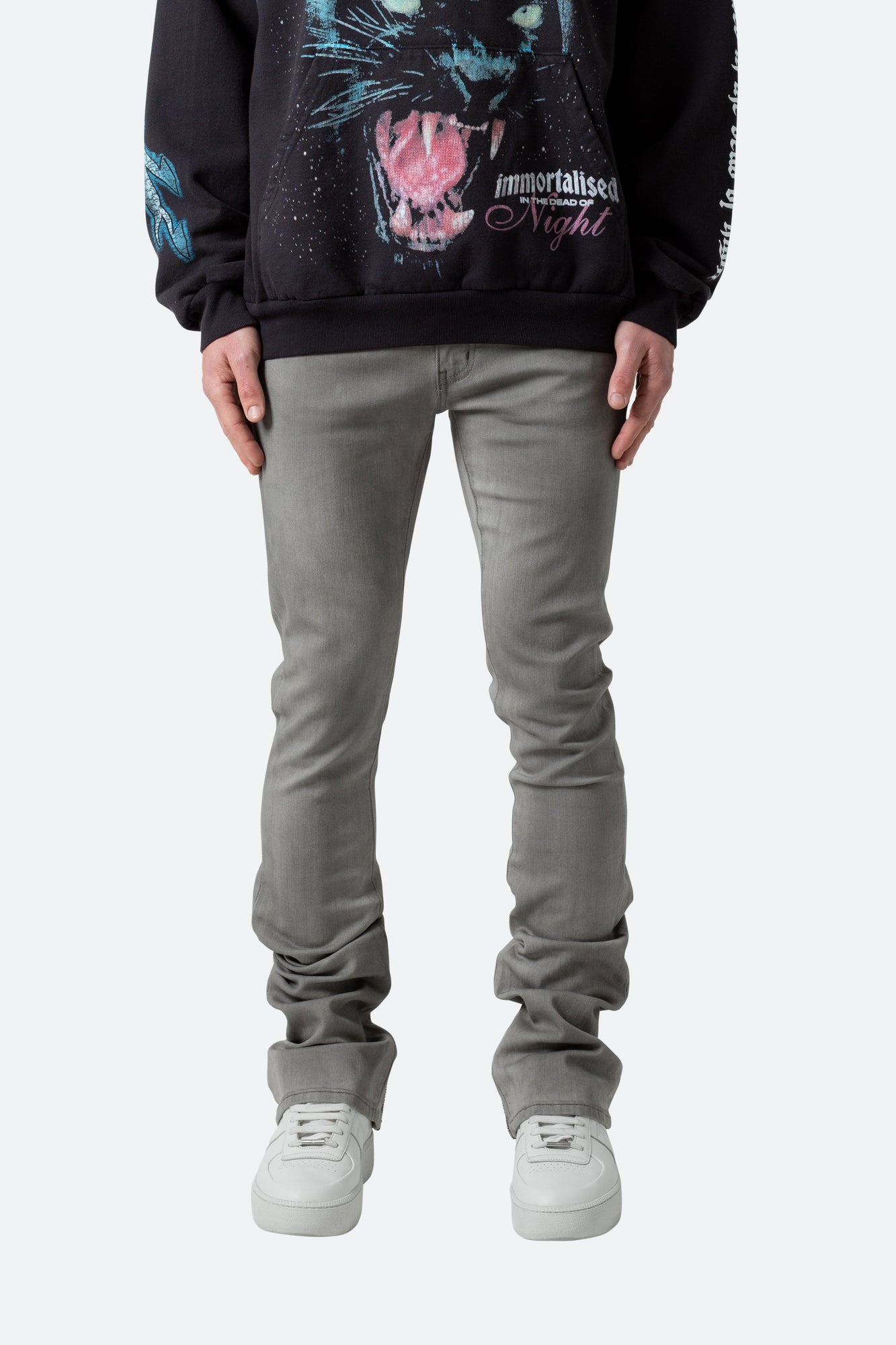 X491 Convertible Skinny Denim | Grey