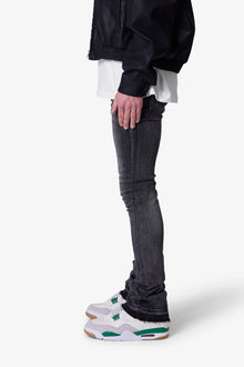 X514 Skinny Stacked Denim | Washed Black