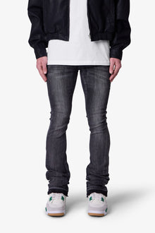 X514 Skinny Stacked Denim | Washed Black