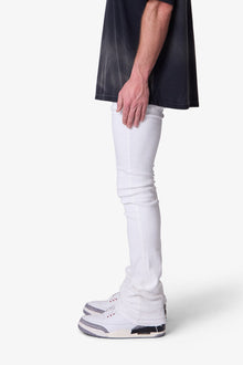 X514 Skinny Stacked Denim | White