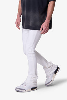 X514 Skinny Stacked Denim | White