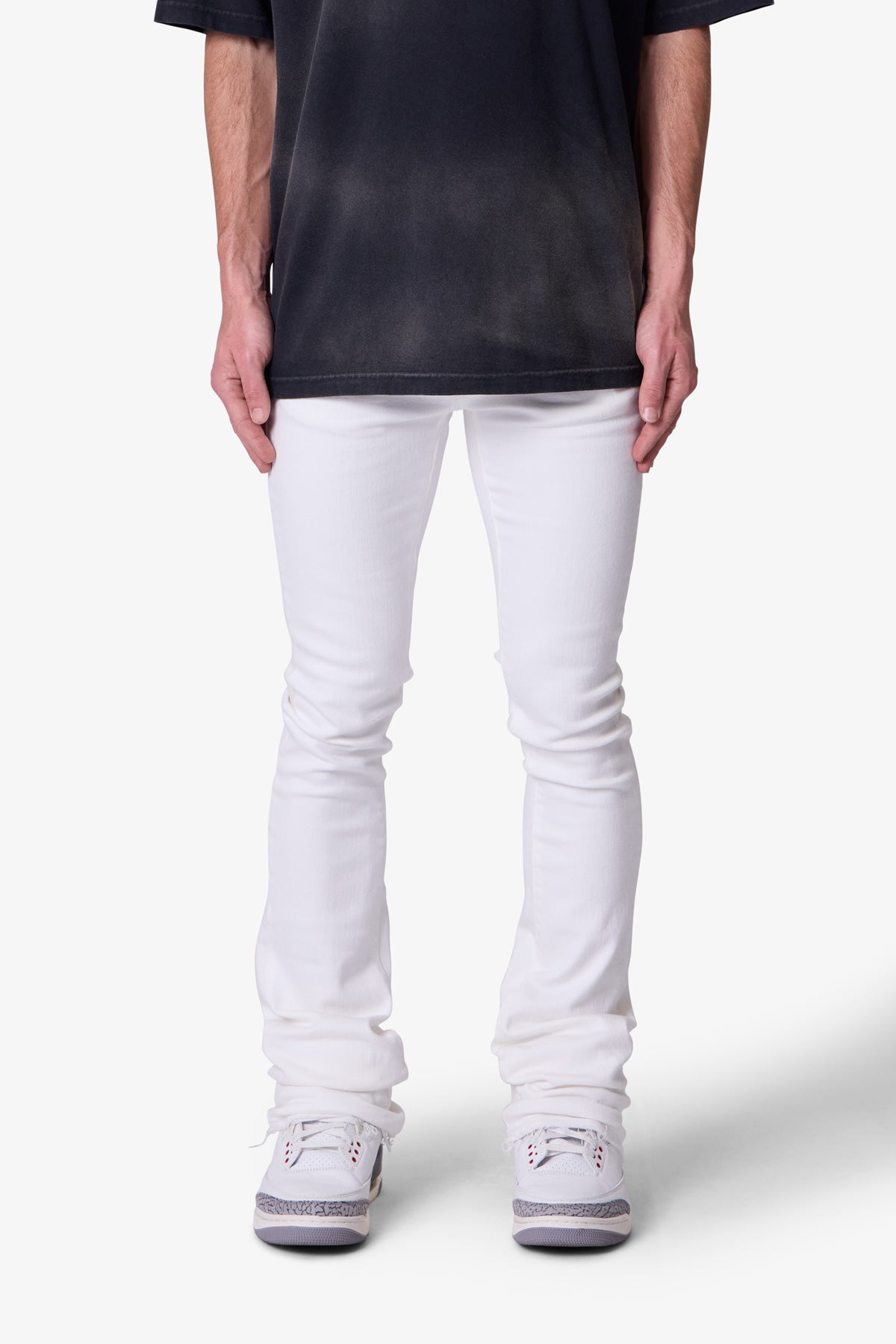 X514 Skinny Stacked Denim | White