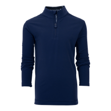 Boy | Tate Mockneck Quarter-Zip | Maltese Blue
