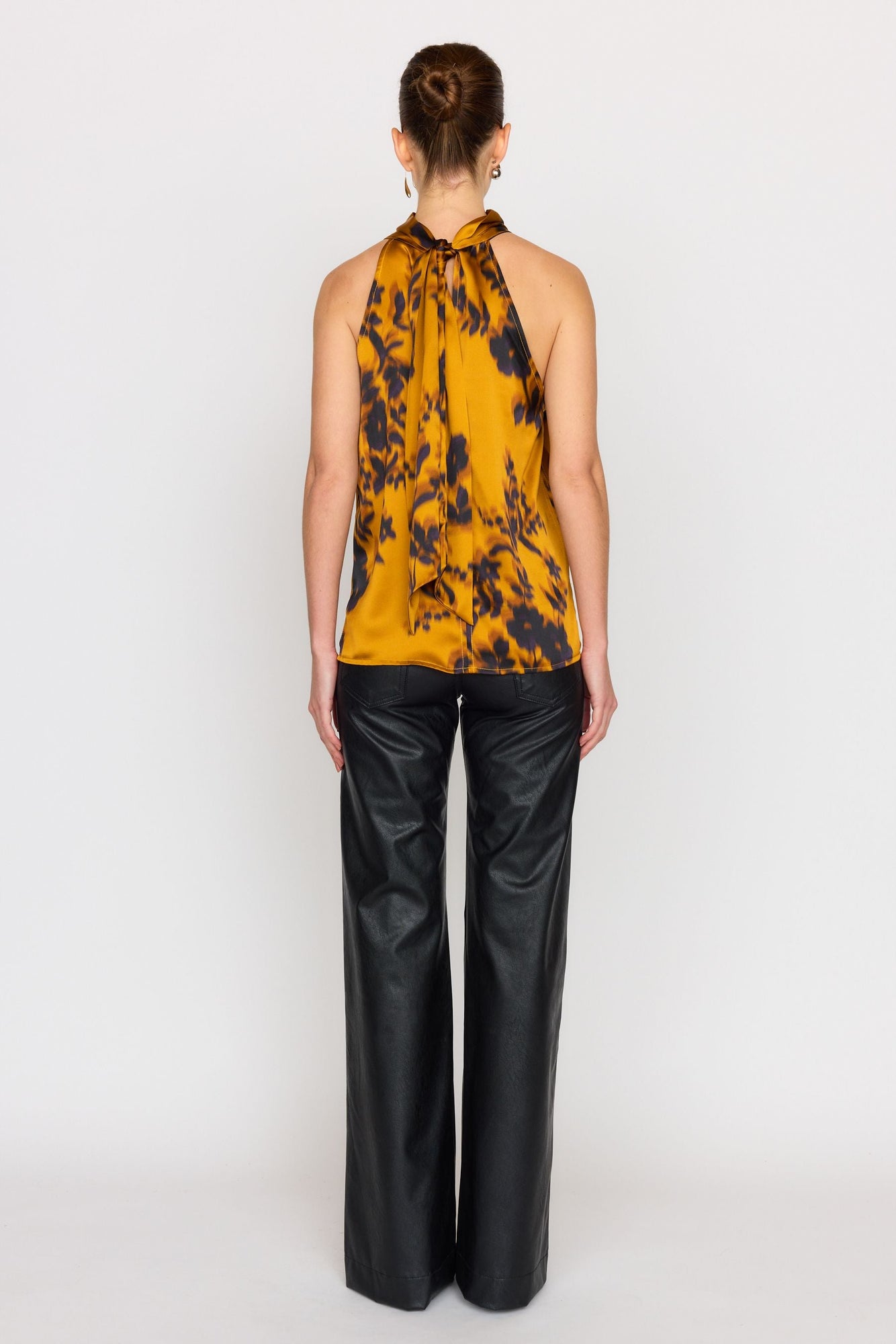 Kelly Blouse | Gold Shadow Flower