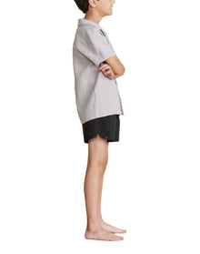 Youth | Elasticated Waist Boardshort | Black