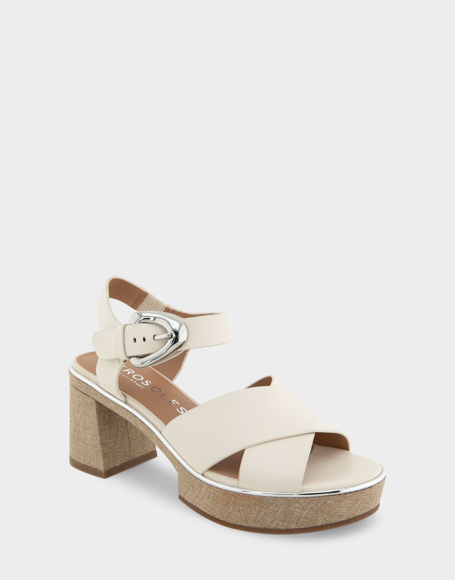 Zephyr Sandal | Eggnog Leather