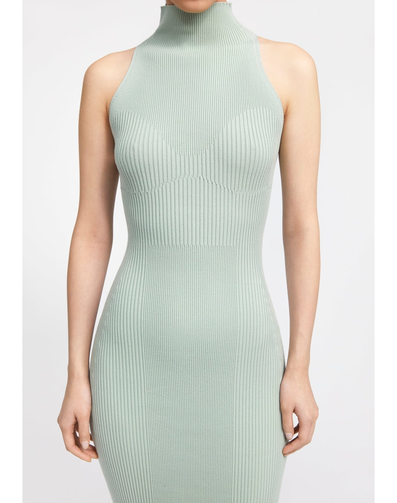 Zero404 | Ribbed Maxi Dress | Sage