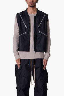 Zip Lock Vest | Black
