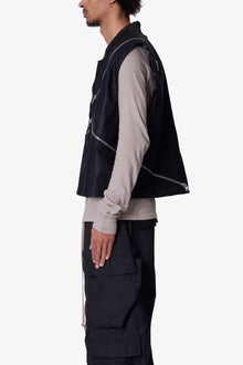 Zip Lock Vest | Black
