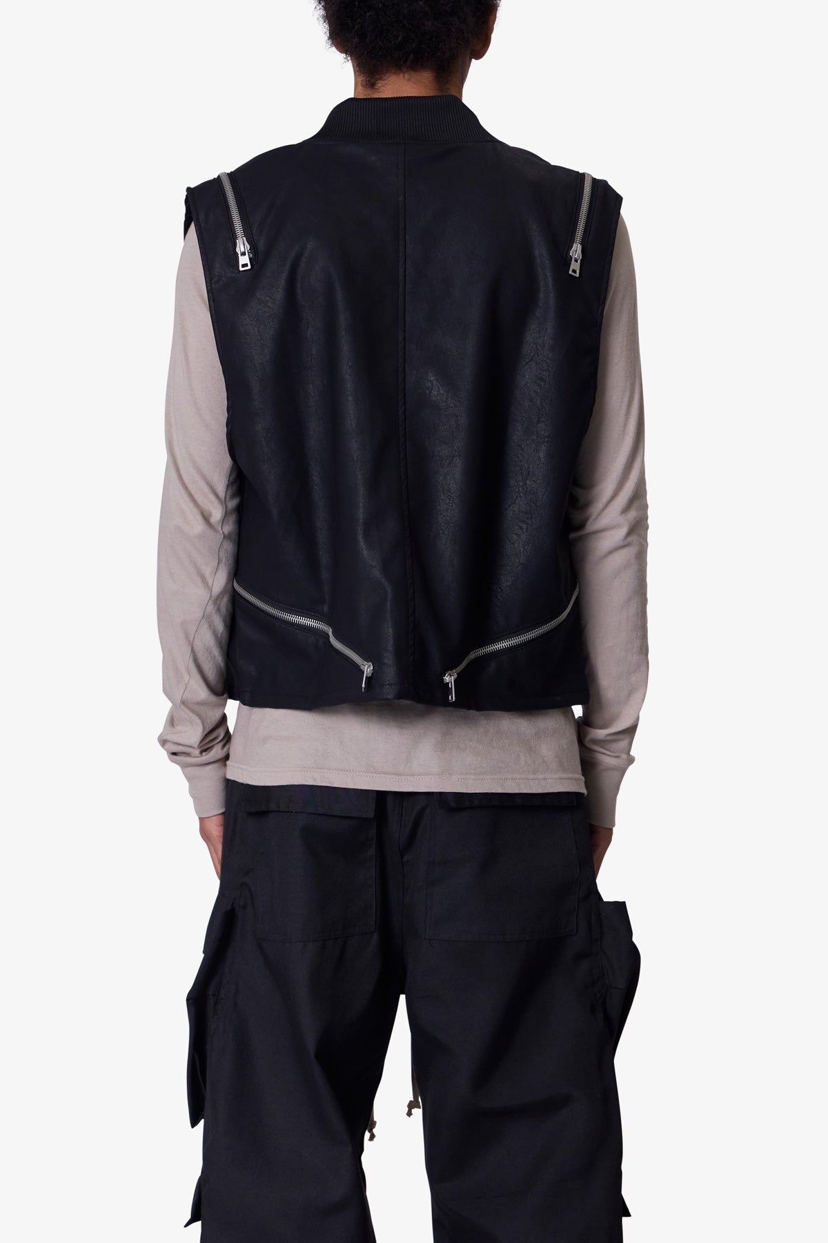 Zip Lock Vest | Black