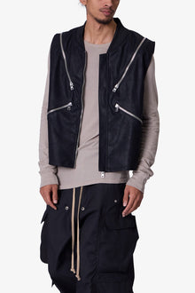 Zip Lock Vest | Black