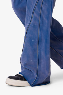 Zipper Flare Sweatpants | Blue