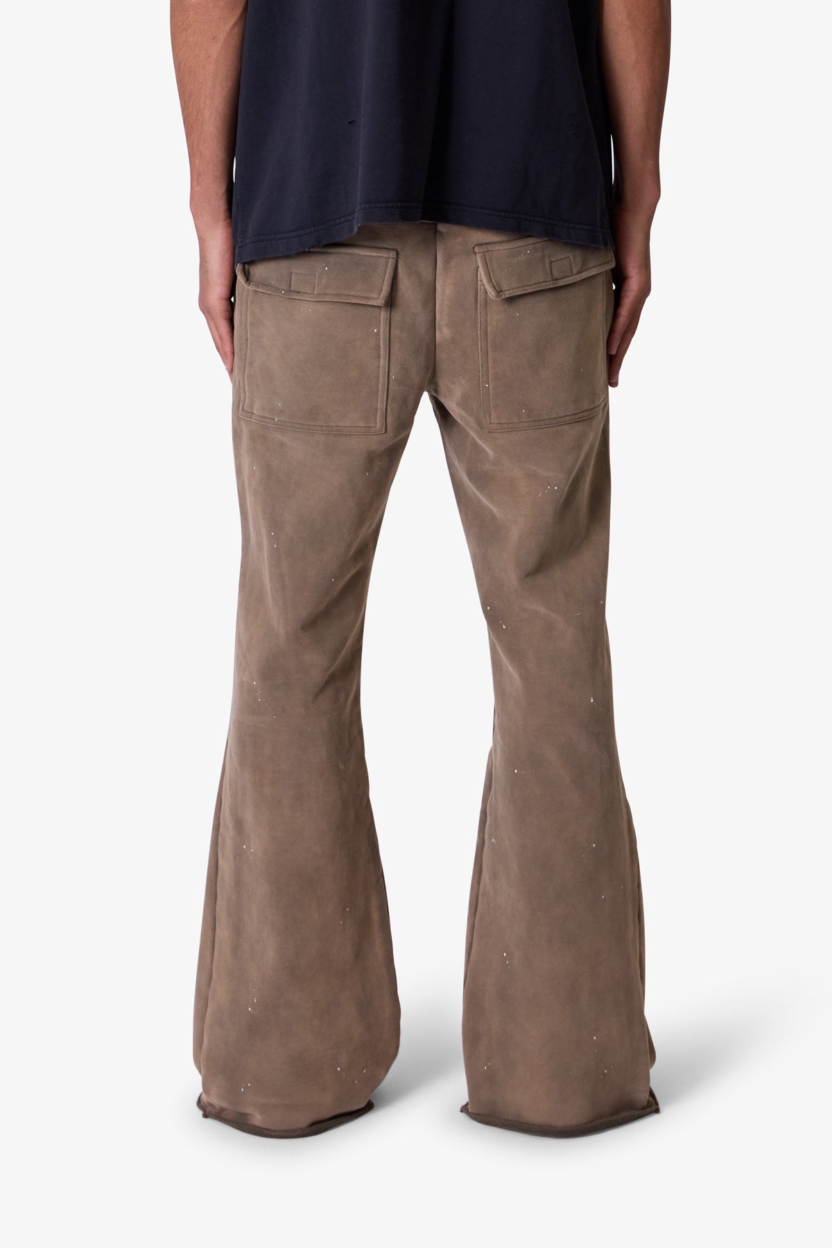 Zipper Flare Sweatpants | Olive