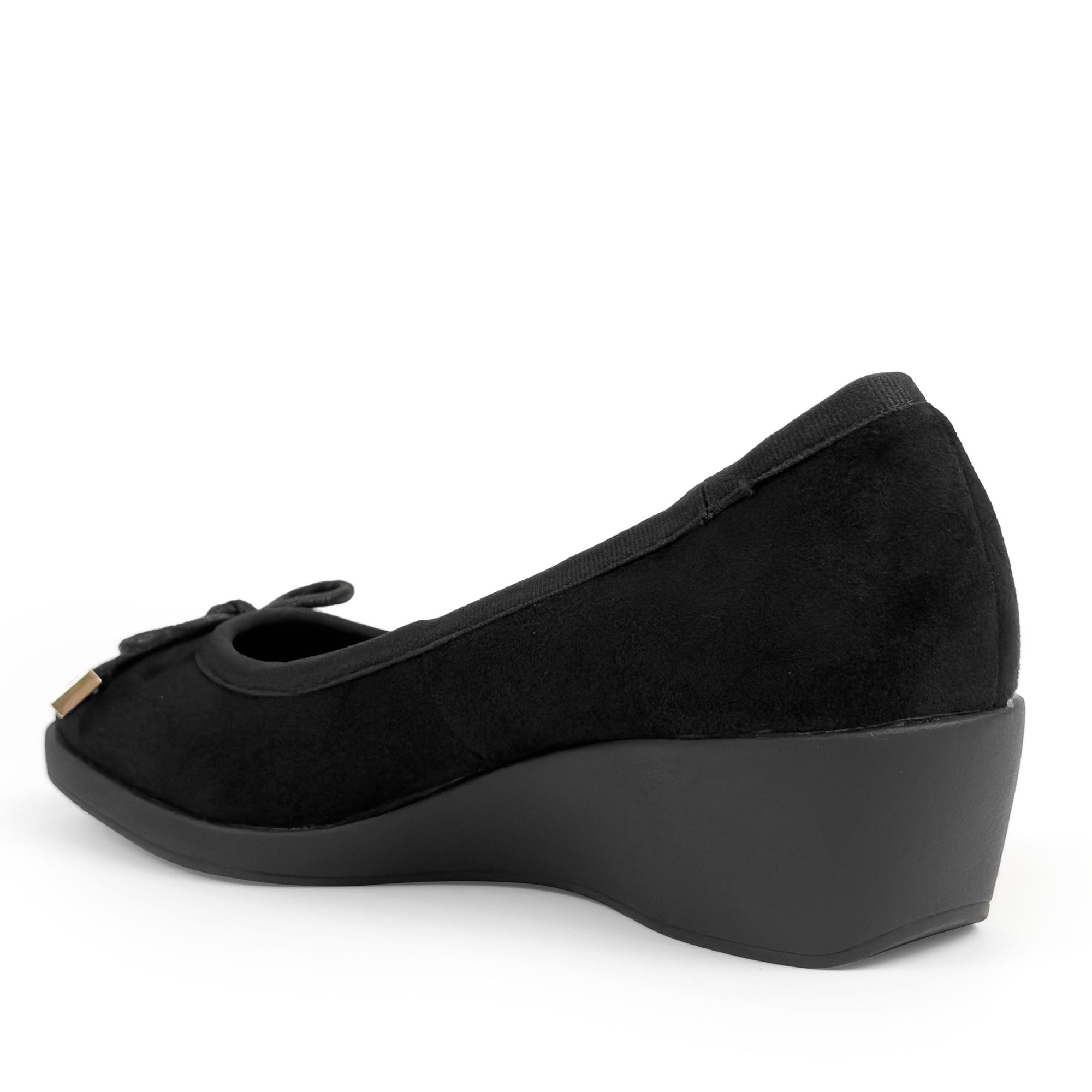 Tema | Black Faux Suede