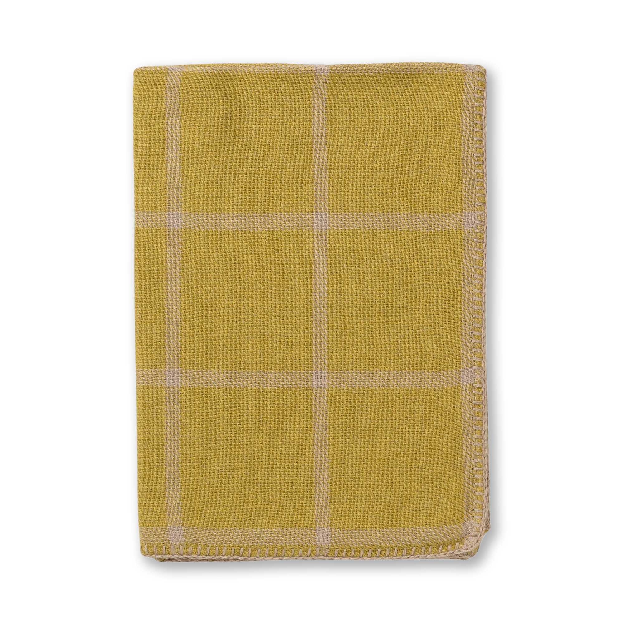Graydon Throw | French Yellow / Beige