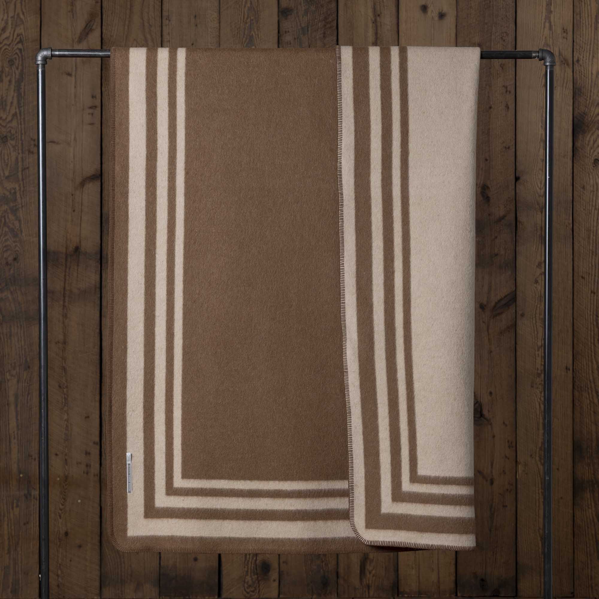 Montauk Throw | Cognac / Beige