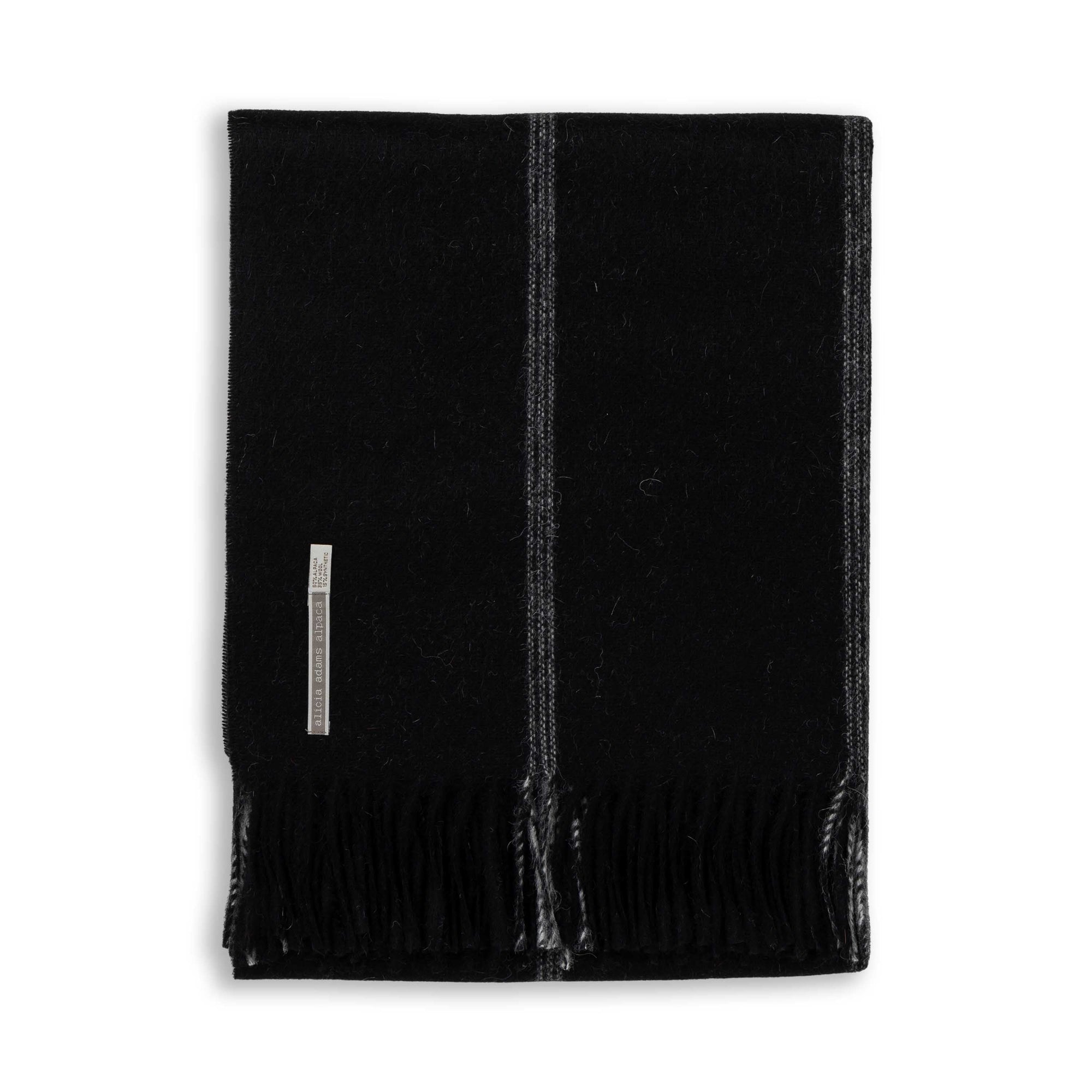 Notting Hill Throw | Black / Ivory