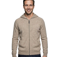 Men | Verbier Zip Up | Light Taupe