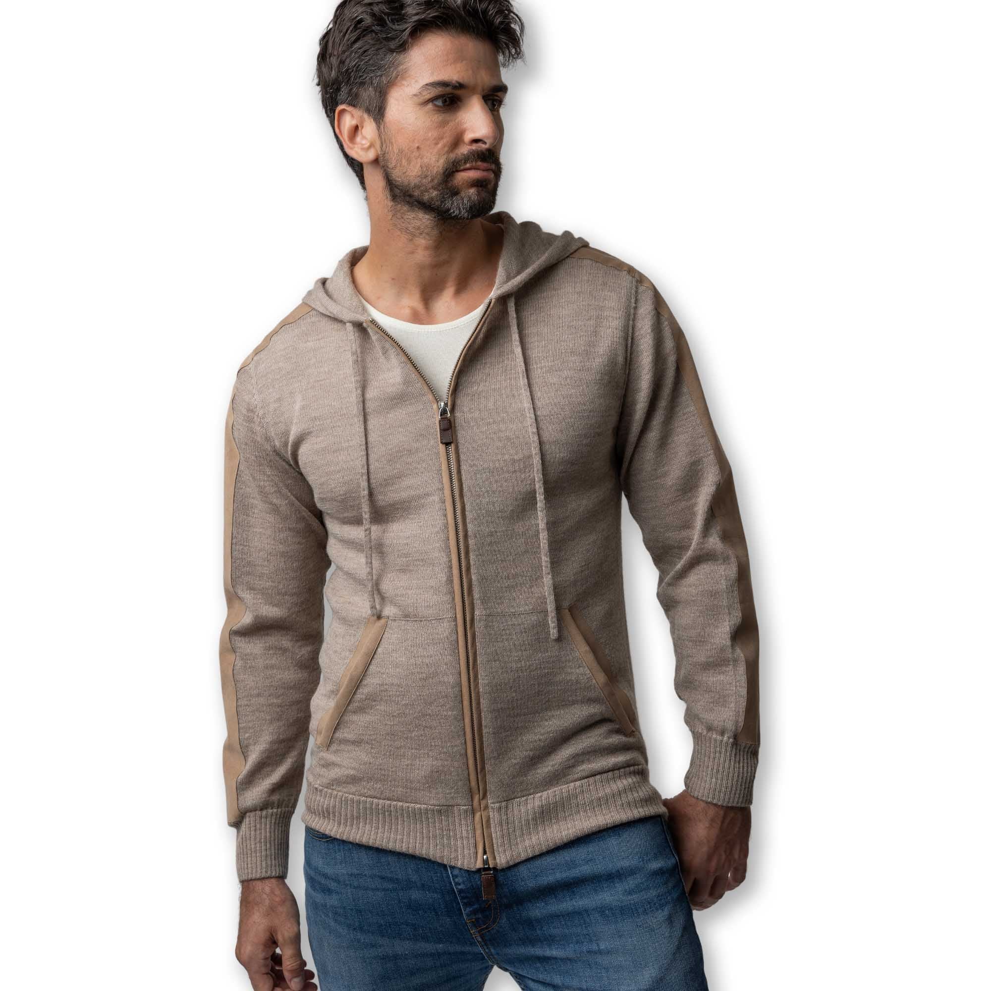 Men | Damien Hoodie | Light Taupe