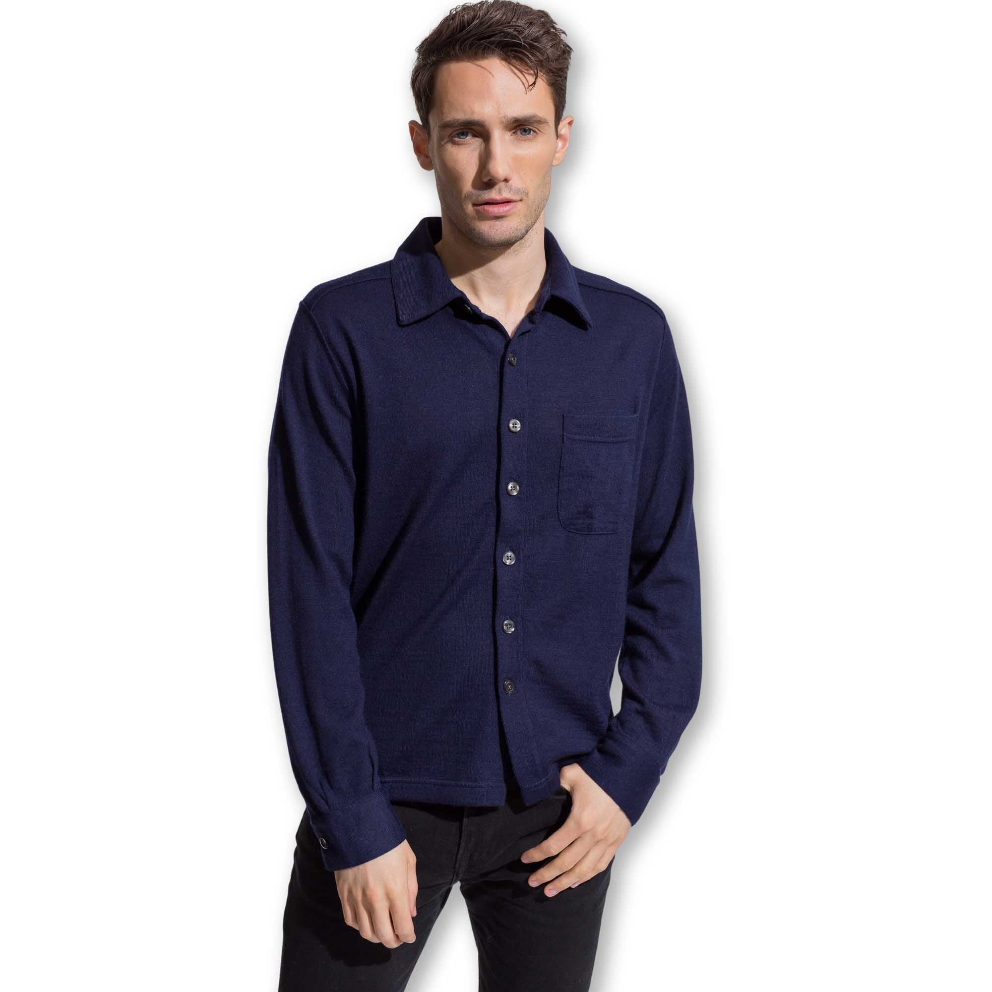 Men | Knit Shirt | Navy