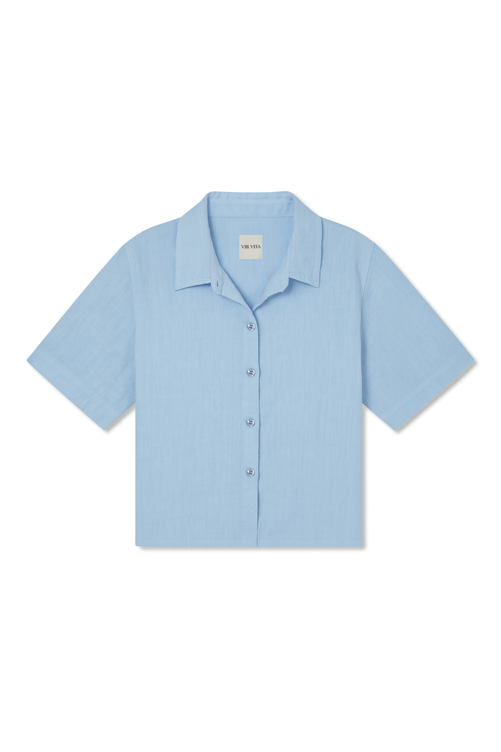 Anais Linen Shirt | Baby-Blue